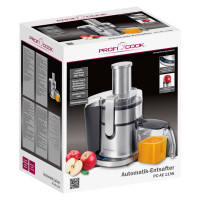 Соковыжималка автоматическая, нержавеющая сталь, пластик, стальной, PROFI COOK, Германия_00814260035879783785.jpg