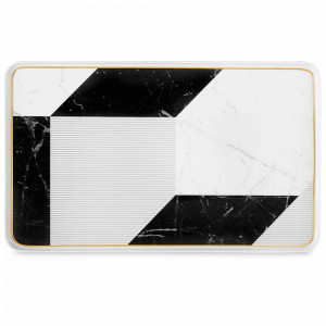 Блюдо сервировочное прямоугольное, 42 х 25 см, фарфор, декор, серия Carrara, VISTA ALEGRE, Португалия, Блюда из фарфора