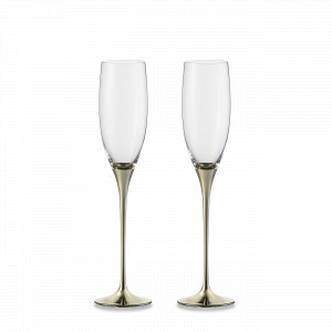 Набор из 2-х бокалов для шампанского, 180 мл, бессвинцовый хрусталь, платина, серия Champagner Exklusiv, EISCH, Германия, EISCH (Германия)