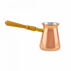 Турка , медь, 300 мл, 9,4 х 8 см, серия Медная посуда, Кольчугинский Мельхиор, Россия, Турки и молочники Кольчугинский мельхиор