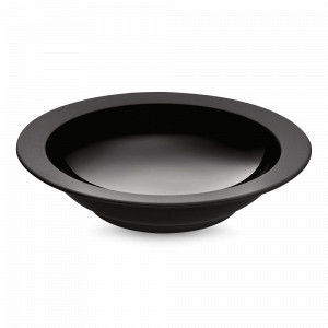 Тарелка суповая ONYX, 20 см, керамика, черный, серия Bahia, GUY DEGRENNE, Франция, Тарелки суповые