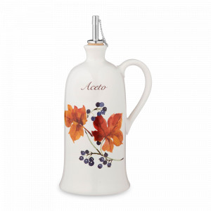 Бутылка для уксуса, 28 см,  750 мл,  керамика, декор, серия Autunno, NUOVA CER, Италия, NUOVA CER (Италия)