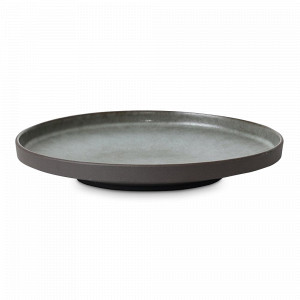 Блюдо круглое Brown, 25.5 см, каменная керамика, коричневый, серый, ROOMERS TABLEWARE, Нидерланды, ROOMERS TABLEWARE (Нидерланды)