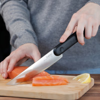 Нож кухонный для нарезки, 18 см, черная ручка, серия Chopping boards and Knives, TREBONN, Италия_00816280051146328119.jpg