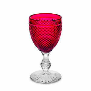 Бокал для белого вина, 280 мл, стекло, красный, серия Bicos, VISTA ALEGRE, Португалия, Фужеры для белого вина