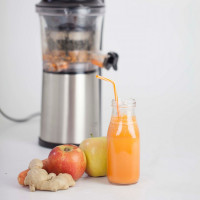 Соковыжималка, нержавеющая сталь, пластик, черный, стальной, CASO, Германия_00804600044011313543.jpg