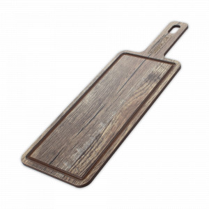 Доска композитная с желобом для сервировки и подачи, 36х12см, дуб мореный, серия ProFashion, ComposeEat, Россия, Сервировочные доски