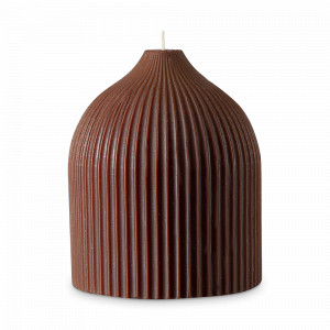 Свеча декоративная, 10.5 см, 100 часов, коричневый, серия Edge, TKANO, Россия, Свечи TKANO