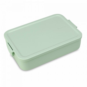 Ланч-бокс большой, 25.5 х 16.7 см, пластик, мятный, серия Make &amp; Take, BRABANTIA, Бельгия, Ланч-боксы