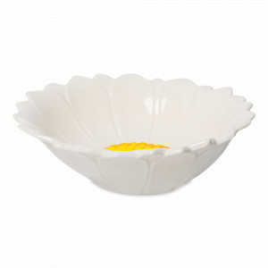 Салатник, 21 см, керамика, декор, серия Маргаритка, EDELWEISS, Италия, Скидки -30% на керамику EDELWEISS