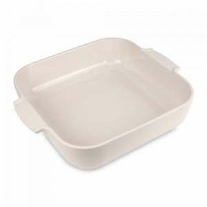 Форма для запекания квадратная, 36 х 36 см, 5.4 л, керамика, кремовый, серия Ecru, PEUGEOT CERAMIC, Франция, Скидка до -35% на PEUGEOT CERAMIC