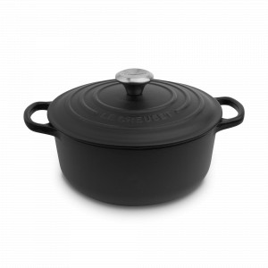 Кастрюля , 3,3 л, 22 см, чугун, черный, серия Matte Black, LE CREUSET, Франция, LE CREUSET (Франция)