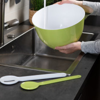 Набор столовых приборов для салата, 2 предмета, зеленый/белый, серия Serveware, TREBONN, Италия_00816350045802456316.jpg
