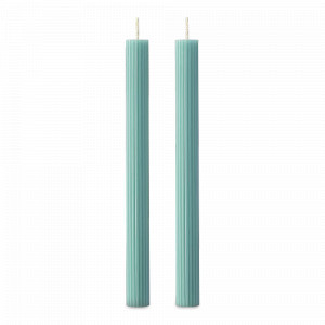 Набор из 2-х свечей, 24.5 см, бирюзовый, серия Edge, TKANO, Россия, Edge TKANO