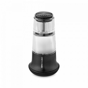 Мельница для перца с солонкой X-Plosion, 10,8 см, нержавеющая сталь, пластик, керамика, алюминий, черный, GEFU, Германия, GEFU (Германия)