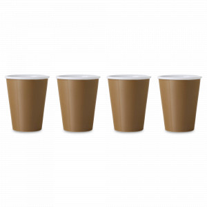 Набор из 4-х чайных стаканов, 320 мл, фарфор, коричневый, серия Andy, VIVA Scandinavia, Дания, Скидка до -20% на Viva Scandinavia