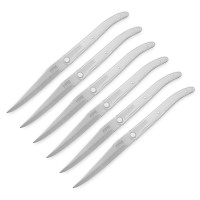 Набор из 6-ти ножей для стейка, 11 см, светло-серая рукоять, серия Laguiole Sens, TARRERIAS BONJEAN, Франция