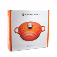 Казан La Marmite, 7 л, 32 см, чугун, оранжевый, серия Flame, LE CREUSET, Франция_00797680050251826109.jpg