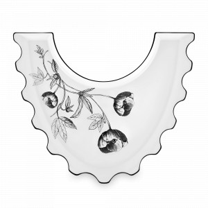 Блюдо сервировочное, 25 х 31 см, фарфор, белый, декор, серия Herbariae, VISTA ALEGRE, Португалия, VISTA ALEGRE (Португалия)