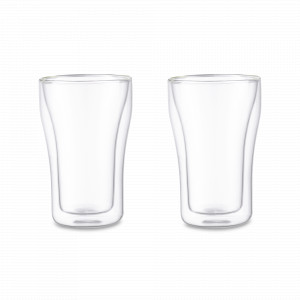 Набор из 2-х стаканов, 350 мл, боросиликатное стекло, прозрачный, SMART SOLUTIONS, Россия, Набор термостаканов