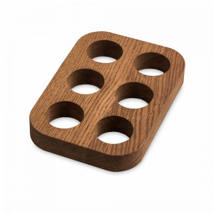 Подставка для 6-ти яиц, 18 х 12.5 см, темно-коричневый, UNECA, Россия, UNECA (Россия)