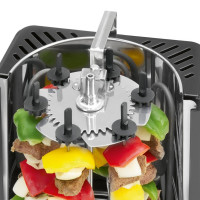 Гриль вертикальный, пластик, нержавеющая сталь, черный, CLATRONIC, Германия_00812390043698578597.jpg