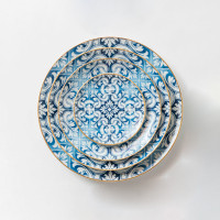 Тарелка десертная, 20 см, фарфор, декор, серия Transatlantica, VISTA ALEGRE, Португалия_00806550062439835818.jpg