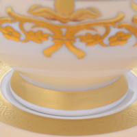 Набор из 6-ти чайных пар Creme Gold, 220 мл, фарфор, бежевый, золотой, серия Constanza Natalia, FALKENPORZELLAN, Германия_00816320064176695620.jpg