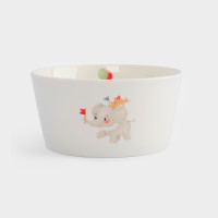 Набор детской посуды Животные в цирке, 3 предмета, фарфор, белый, декор, серия Circus, ANNA LAFARG, Китай_00822650050129319374.jpg