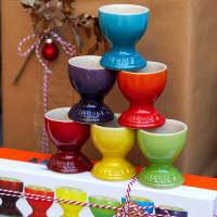 Набор из 6-ти подставок для яиц, 5,9 см, керамика, серия Rainbow, LE CREUSET, Франция_00801110067545043688.jpg