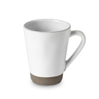 Кружка  White/Grey, 350 мл, керамика, белый, серый, серия Plano, COSTA NOVA, Португалия
