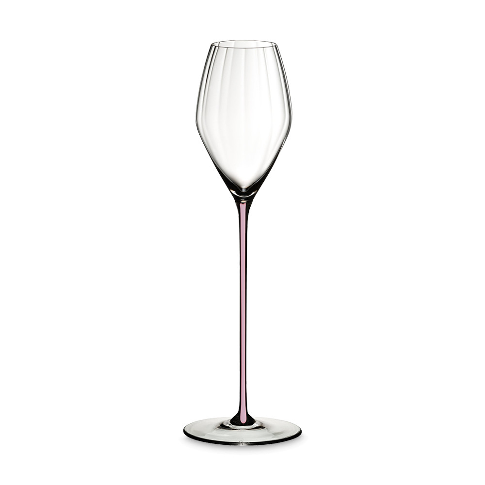 Бокал для игристого вина Champange, 375 мл, хрусталь, розовая ножка, серия High Perfomance, RIEDEL, Австрия