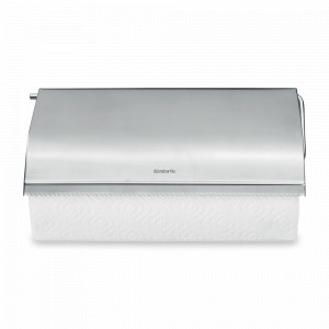 Держатель для бумажных полотенец, настенный, 14 х 25,5 см, нержавеющая сталь, BRABANTIA, Бельгия, Настольные держатели для бумажных полотенец