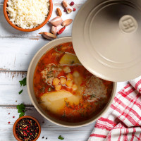 Тажин - мини для запекания, керамика, 650 мл, опал, серия Solo, EMILE HENRY, Франция_00820220043035687411.jpg