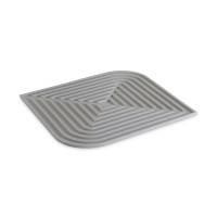 Коврик для сушки посуды, 34.5 х 31.5 см, силикон, графит, серия Dry Flex, SMART SOLUTIONS, Китай