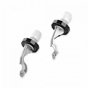 Набор из 2 крышек для бутылок, нержавеющая сталь, пластик, GEFU, Германия, Аксессуары для напитков GEFU