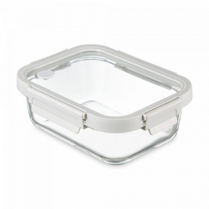 Контейнер для запекания и хранения прямоугольный, 1 л, боросиликатное стекло, серый, SMART SOLUTIONS, Россия, SMART SOLUTIONS (Россия)