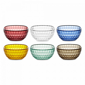 Набор из 6-ти порционных салатников, биопластик, 12 см, мультиколор, серия Vanity, GUZZINI, Италия, GUZZINI (Италия)