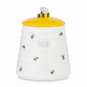 Банка для хранения кофе, 650 мл, керамика, белый, желтый, серия Sweet Bee, PRICE &amp; KENSINGTON, Великобритания, PRICE & KENSINGTON (Великобритания)