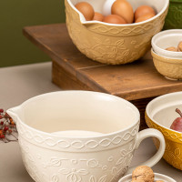 Кувшин для смешивания, 2 л, керамика, бежевый, рельеф, серия Russian North, TKANO, Россия_00812790049677836299.jpg