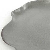 Тарелка десертная Grey, 14.2 см, каменная керамика, серый, серия Shell, ROOMERS TABLEWARE, Нидерланды_00816730047449098230.jpg
