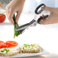 Ножницы для зелени Cutare, 19,1 см, нержавеющая сталь, пластик, GEFU, Германия_00803900066117924735.jpg