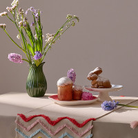 Блюдо сервировочное Spring, 29 см, фарфор, красный, серия Blossom, TKANO, Китай_00822870054717513937.jpg