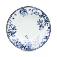 Тарелка суповая, 21.5 см, фарфор, белый, декор, HOMEFEEL, Россия, 