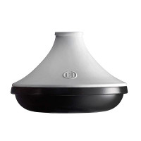 Керамический тажин, 4 л,33 х 33 х 23 см, черный/белый, серия Delight, EMILE HENRY, Франция_00796630046506916891.jpg