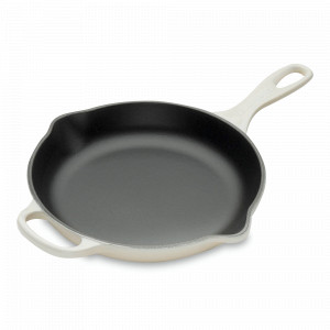 Сковорода глубокая , 26 см, чугун, цвет: меренга, серия Meringue, LE CREUSET, Франция, Чугунная посуда Le Creuset 
