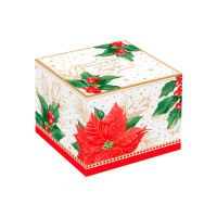 Сахарница , 250 мл, фарфор, белый, декор, серия Пуансеттия и ягоды, EASY LIFE (R2S), Италия_00814210052583667248.jpg