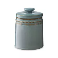 Банка для хранения, 820 мл, фарфор, синий, коричневый, серия Kitchen Spirit, TKANO, Россия, 