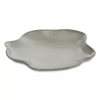 Тарелка обеденная Grey, 28 см, каменная керамика, серый, серия Shell, ROOMERS TABLEWARE, Нидерланды, 