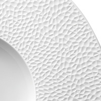 Тарелка для пасты с широким бортом FRAGMENTS BLANC, 30 см, фарфор, белый, рельеф, серия Collection L, GUY DEGRENNE, Франция_00810280035349163078.jpg